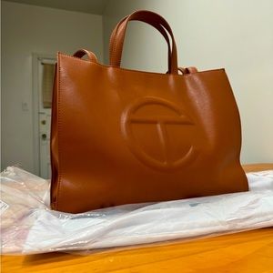 Telfar Medium Tan Shopping Bag